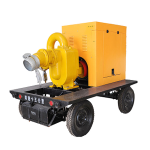 Motopompa Diesel Pompe Irrigazione Diesel Con Carrello Mobile